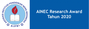 Dosen STIKes Panti Rapih Menerima Hibah AINEC Research Award Tahun 2020